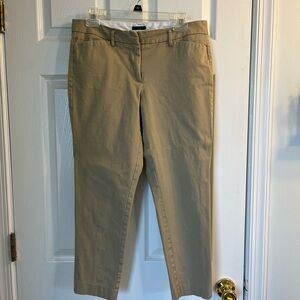 Worthington khaki ankle pant, size 8